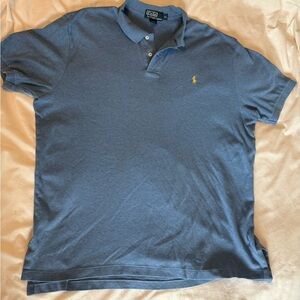 Ralph Lauren Blue Polo Shirt Classic Design